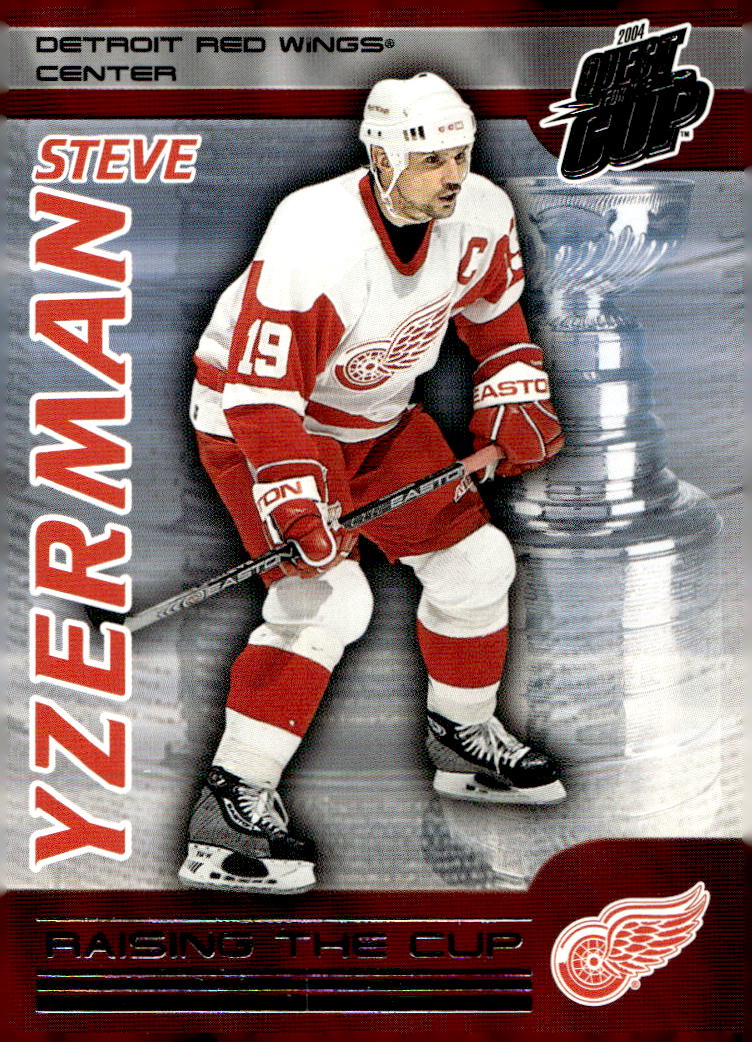 Raising the Cup STEVE YZERMAN 03-04 Pacific Quest for the Cup