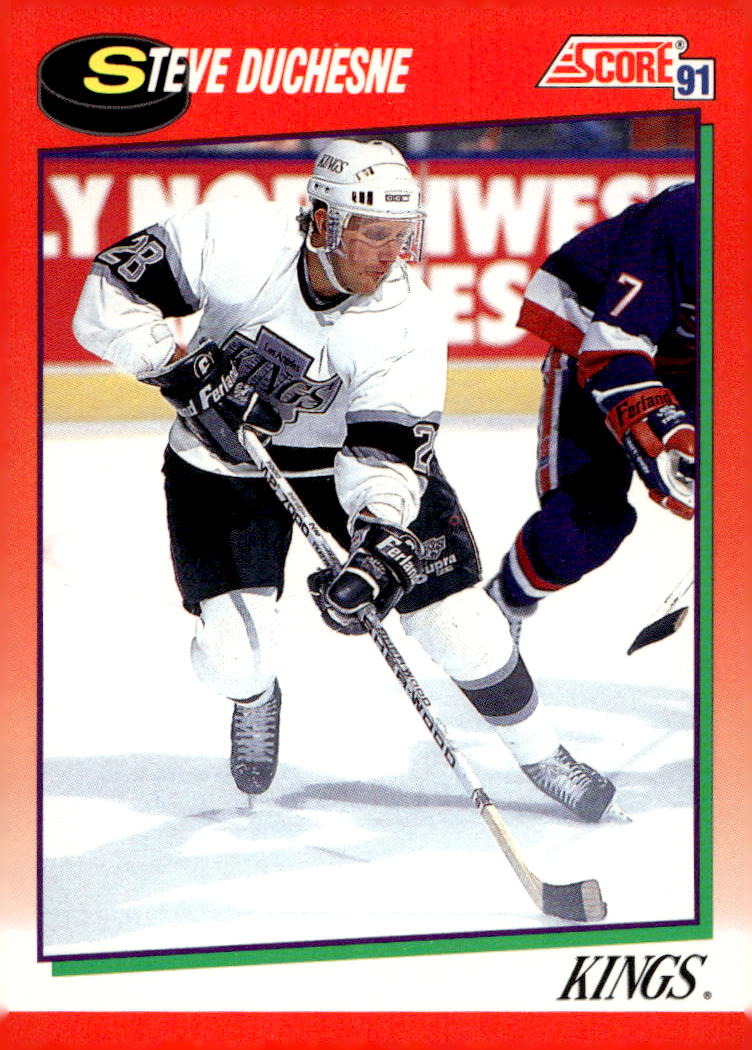 STEVE DUCHESNE 91-92 Score Canadian
