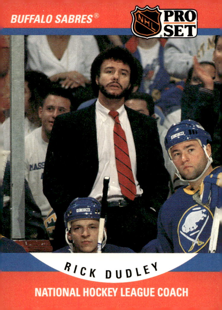 NHL Coach RICK DUDLEY 90-91 Pro Set
