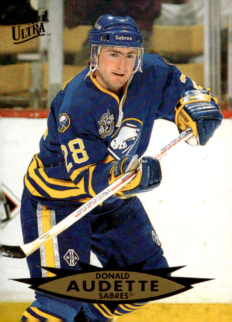 DONALD AUDETTE 95-96 Fleer Ultra (trocha barvy na kartě)