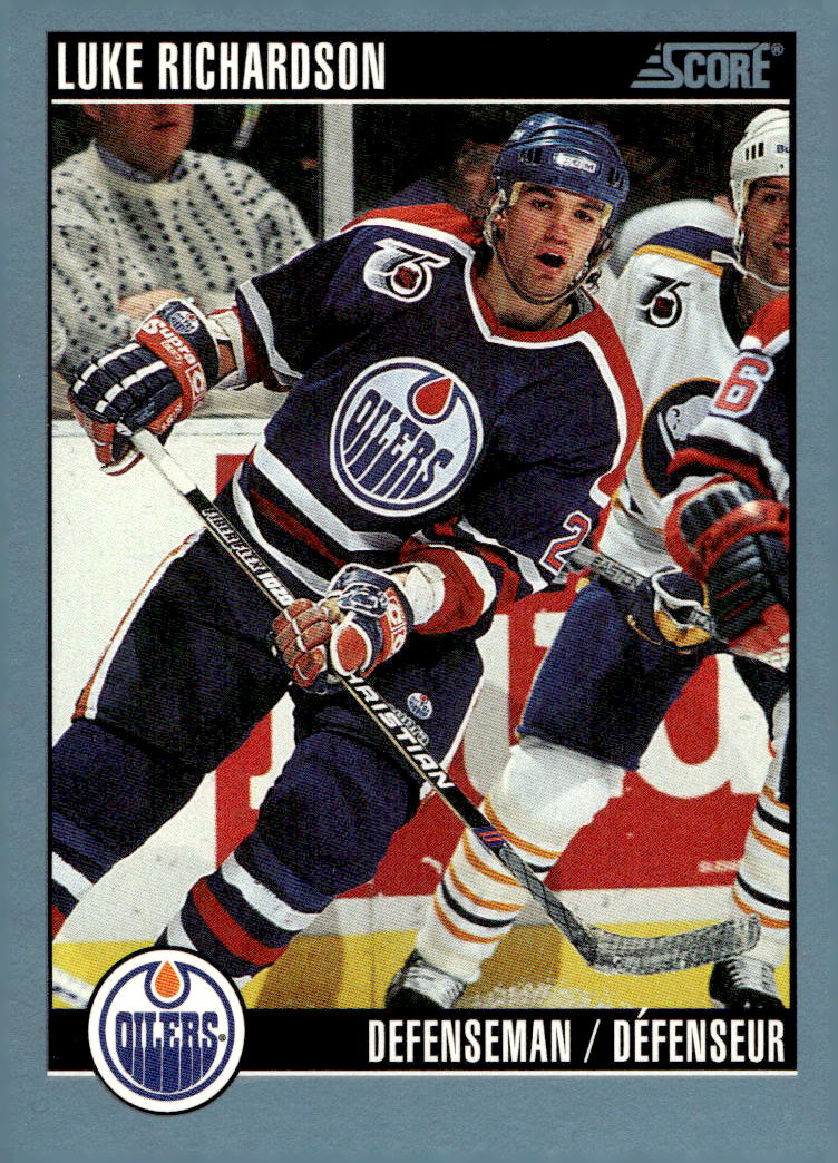 LUKE RICHARDSON 92-93 Score Canadian