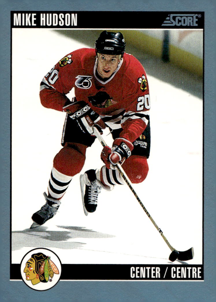 MIKE HUDSON 92-93 Score Canadian