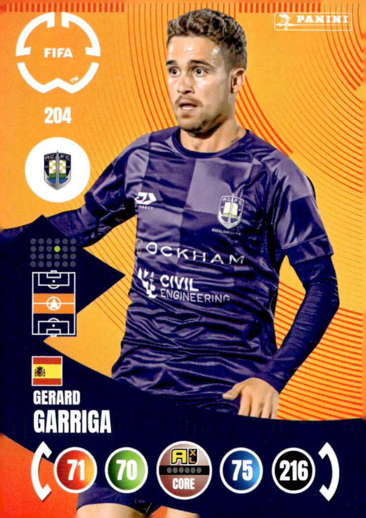 GERARD GARRIGA 2025 Panini Club World Cup