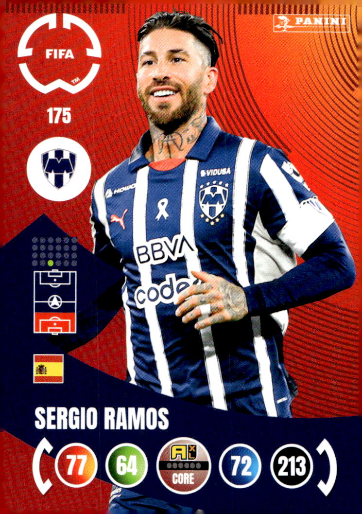 SERGIO RAMOS 2025 Panini Club World Cup