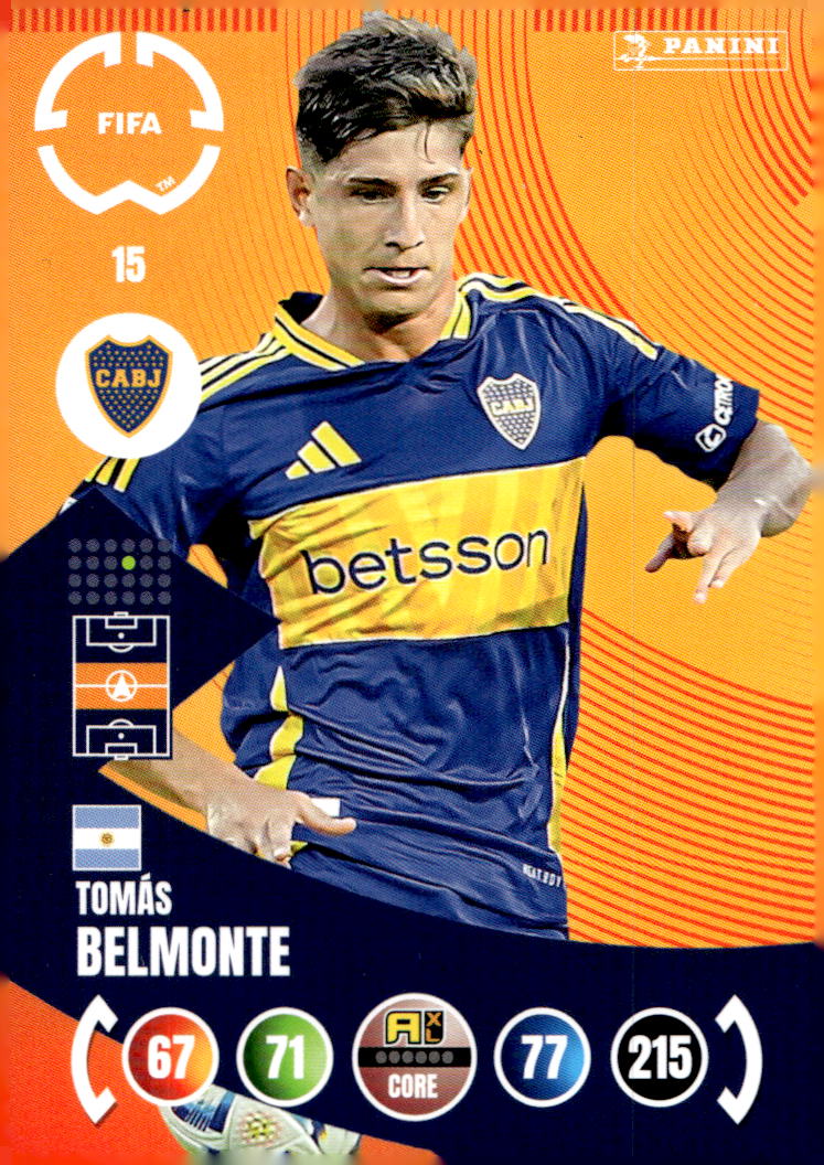TOMAS BELMONTE 2025 Panini Club World Cup