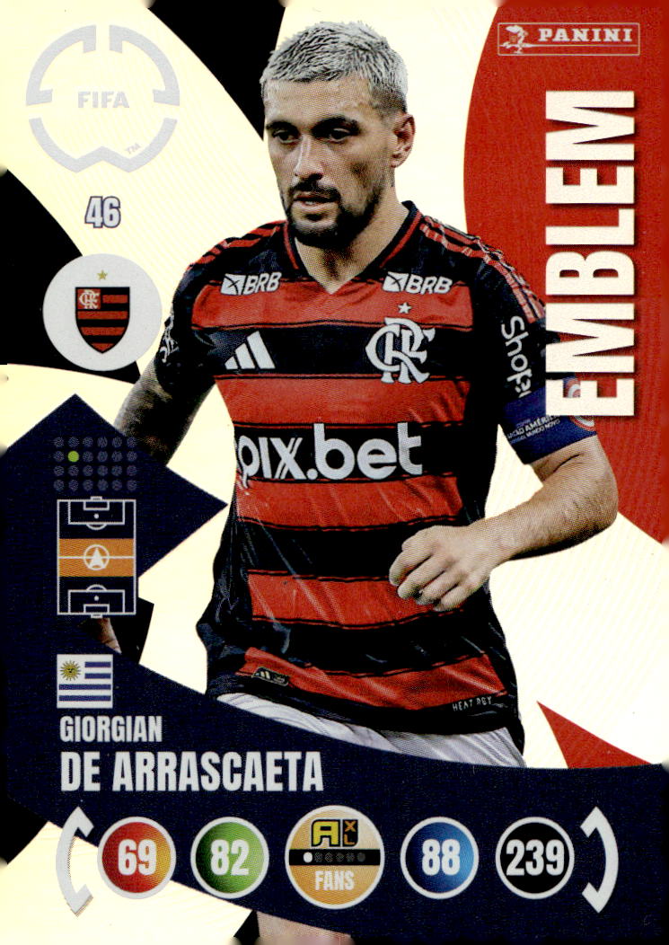 Emblem GIORGIAN DE ARRASCAETA 2025 Panini Club World Cup