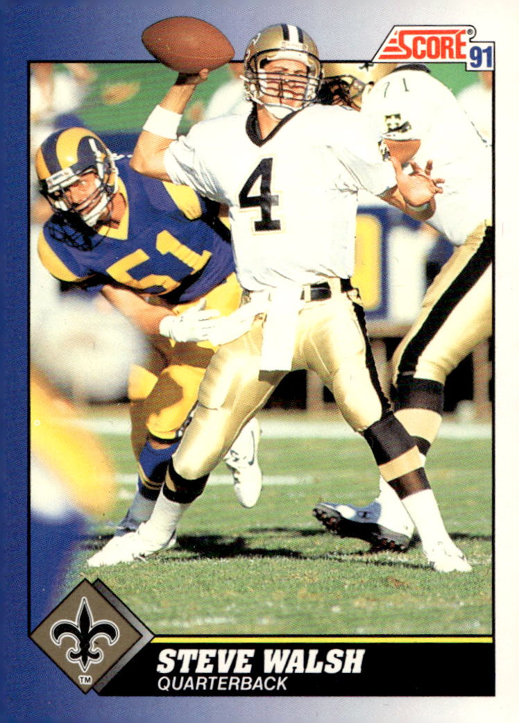 STEVE WALSH 1991 Score NFL