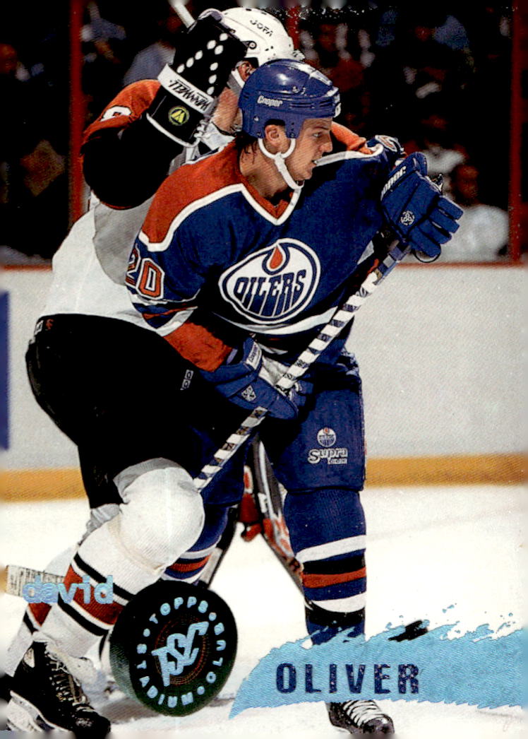 DAVID OLIVER 95-96 Topps Stadium Club (barva na kartě)