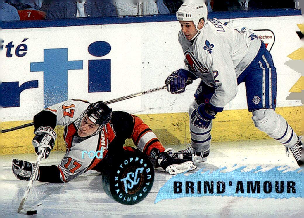 ROD BRIND'AMOUR 95-96 Topps Stadium Club