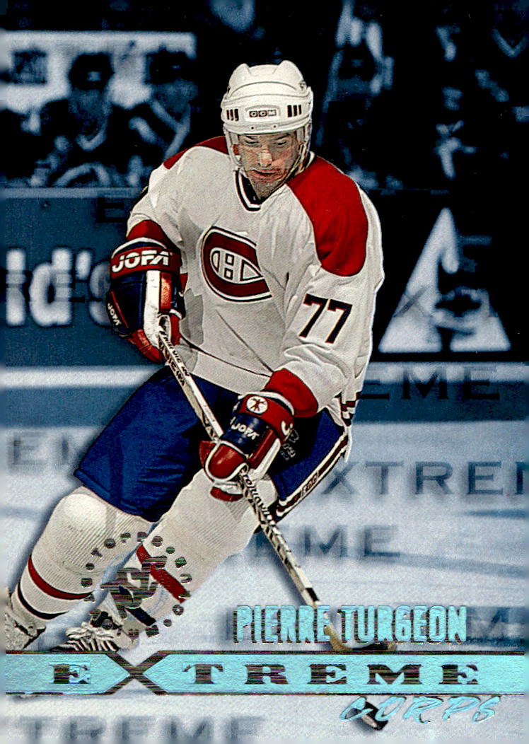 Extreme Corps PIERRE TURGEON 95-96 Topps Stadium Club