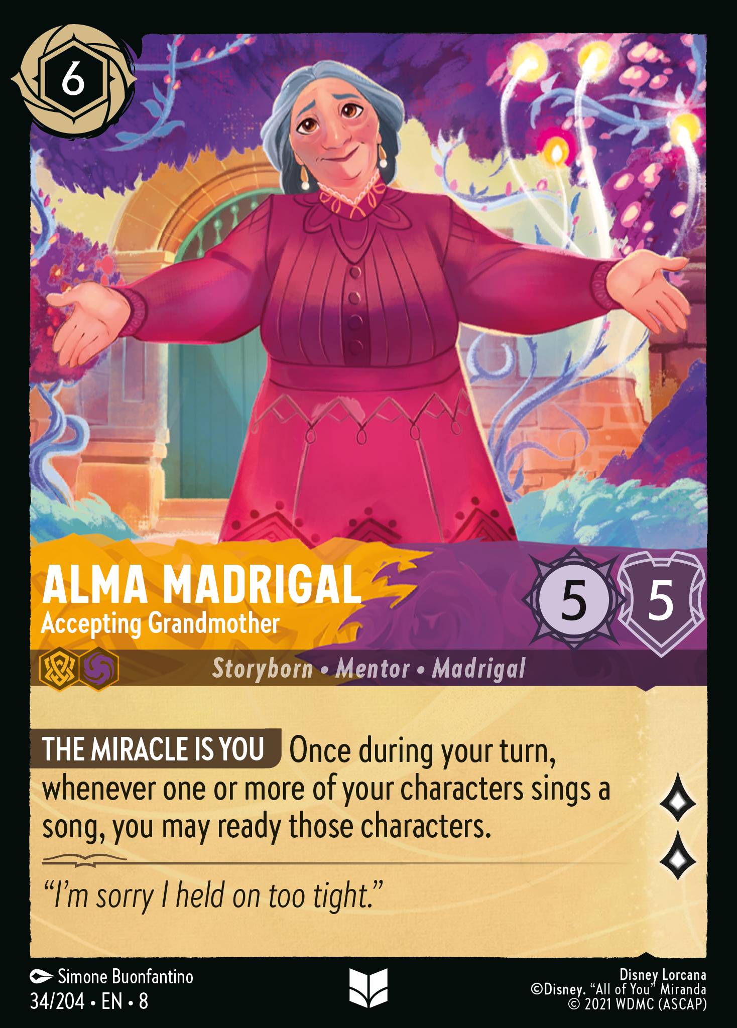 Alma Madrigal - Accepting Grandmother