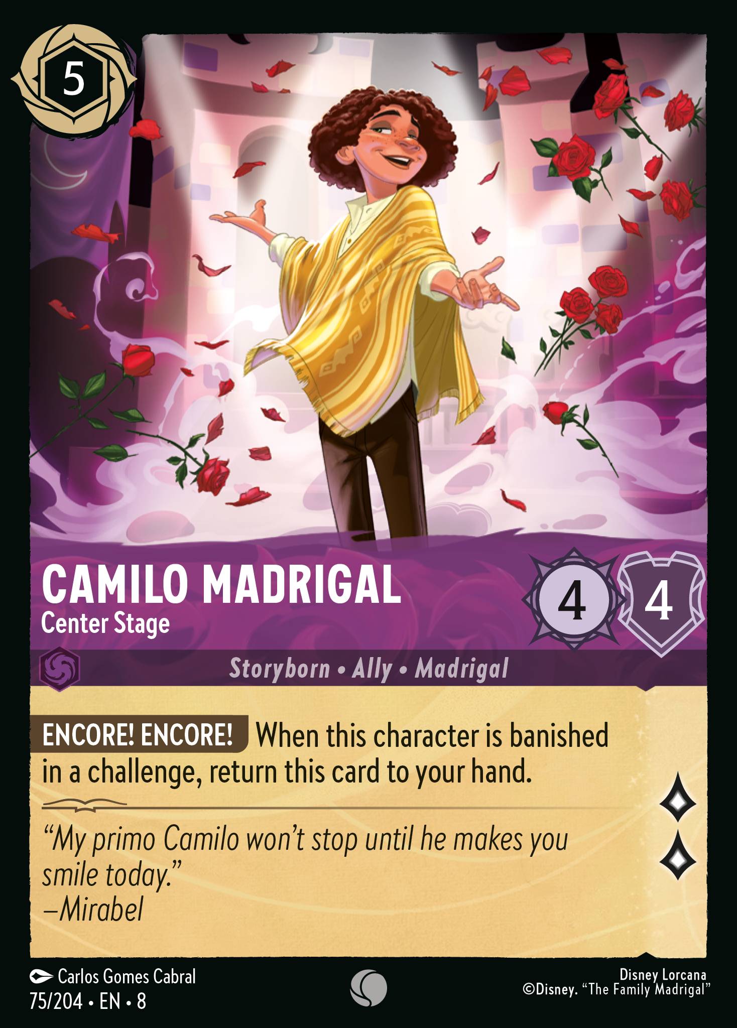 Camilo Madrigal - Center Stage