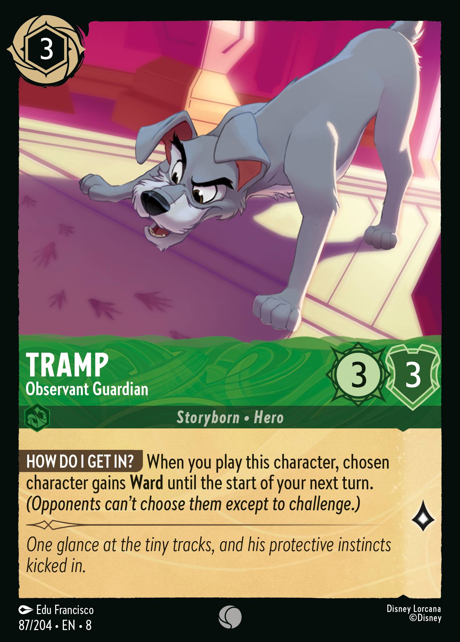 Tramp - Observant Guardian