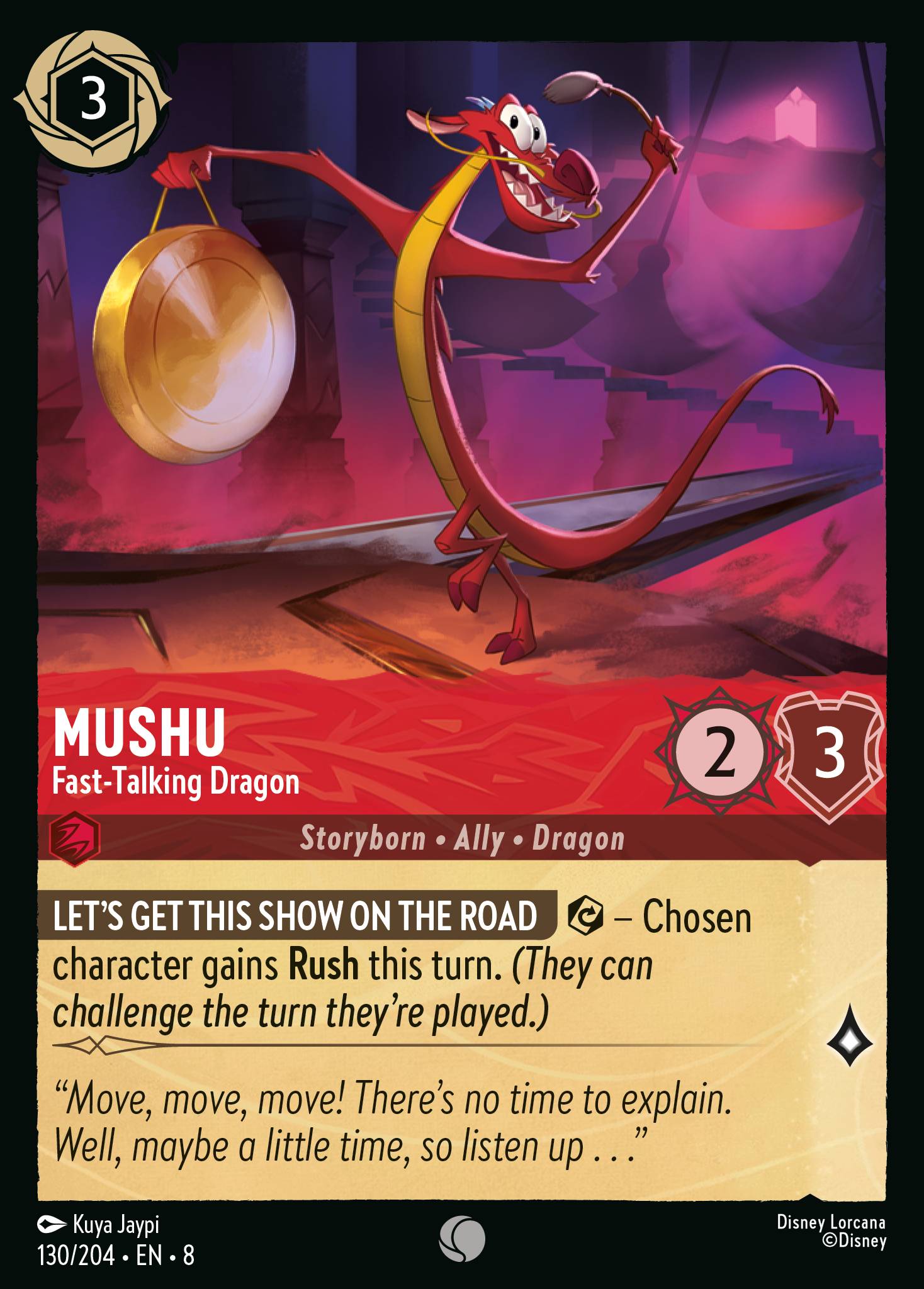 Mushu - Fast Talking Dragon