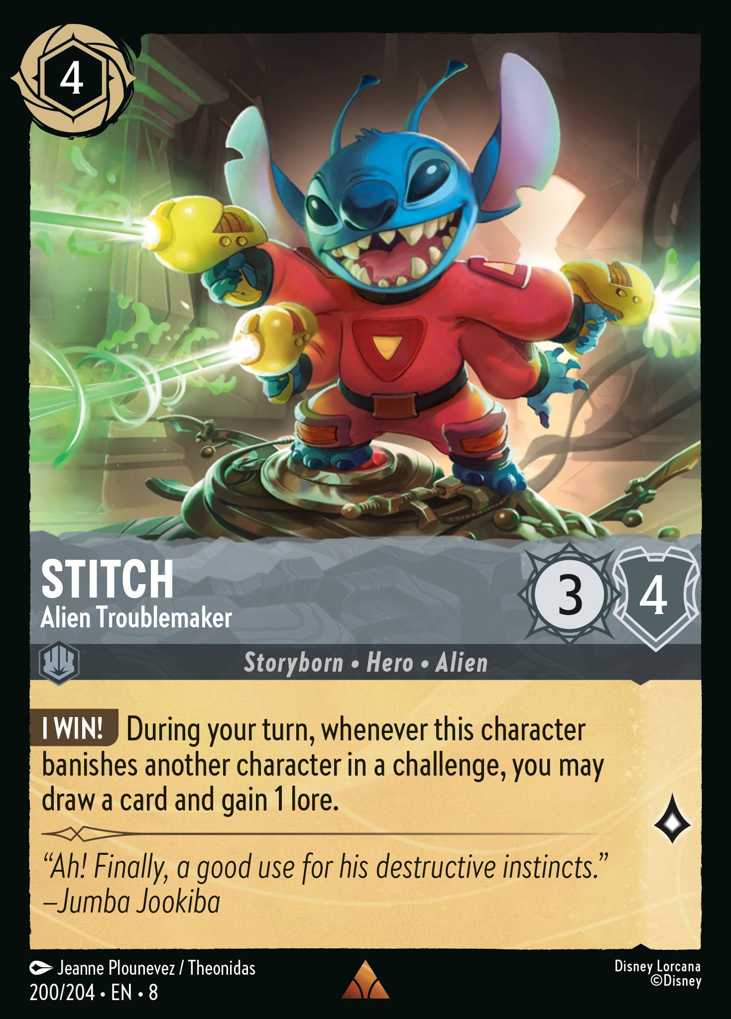 Foil - Stitch - Alien Troublemaker