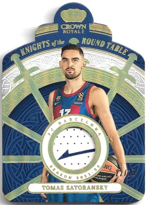 Prime Knights of the Round Table TOMÁŠ SATORANSKÝ 23-24 Panini Crown Royale Turkish Airlines EuroLeague /25