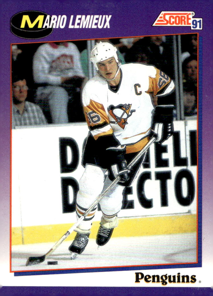 MARIO LEMIEUX 91-92 Score American (horší růžek)