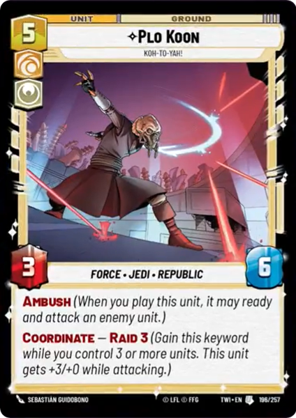 PLO KOON - Unlimited Twilight of the Republic