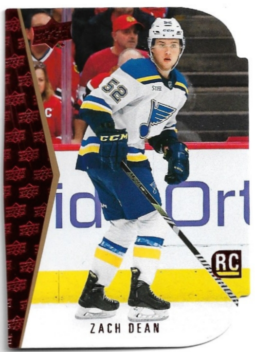 Rookie Red 94-95 Rookie Tribute Die Cuts ZACH DEAN 24-25 UD Series 2