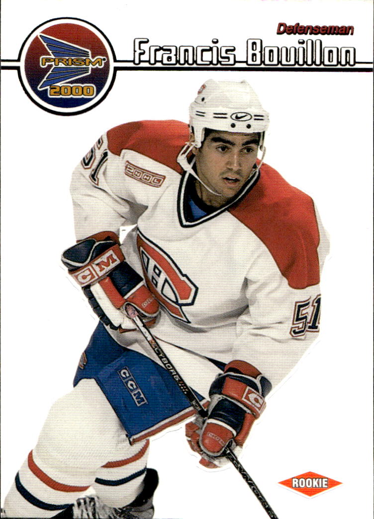 Rookie FRANCIS BOUILLON 99-00 Pacific Prism (decentně horší zadní růžek)
