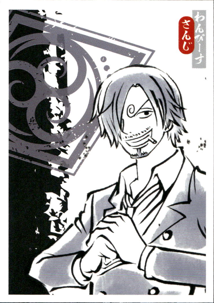 SANJI Ink Illustration Panini One Piece 25th Anniversary