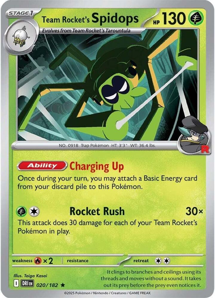 Reverse Holo - Team Rocket's SPIDOPS