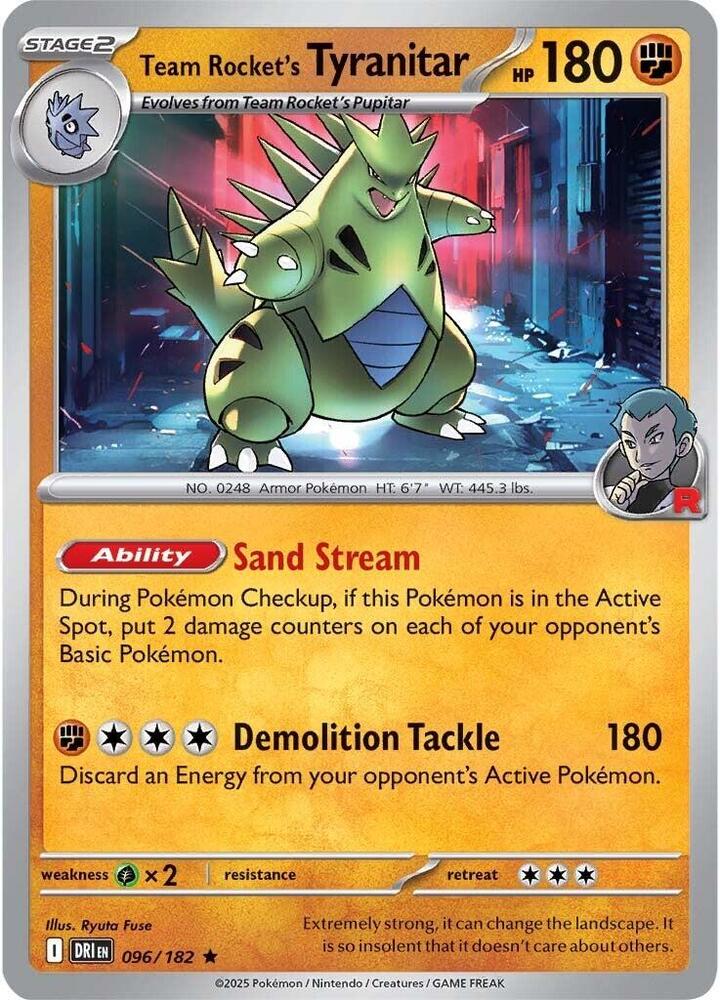 Holo - Team Rocket's TYRANITAR