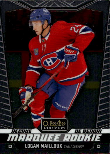 Marquee Rookie LOGAN MAILLOUX 24-25 UD O-Pee-Chee OPC Platinum