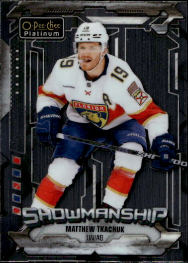 Showmanship MATTHEW TKACHUK 24-25 UD O-Pee-Chee OPC Platinum