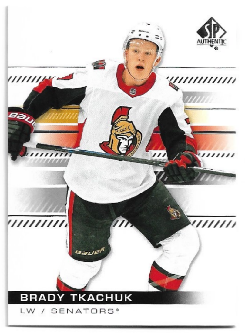 BRADY TKACHUK 19-20 UD SP Authentic