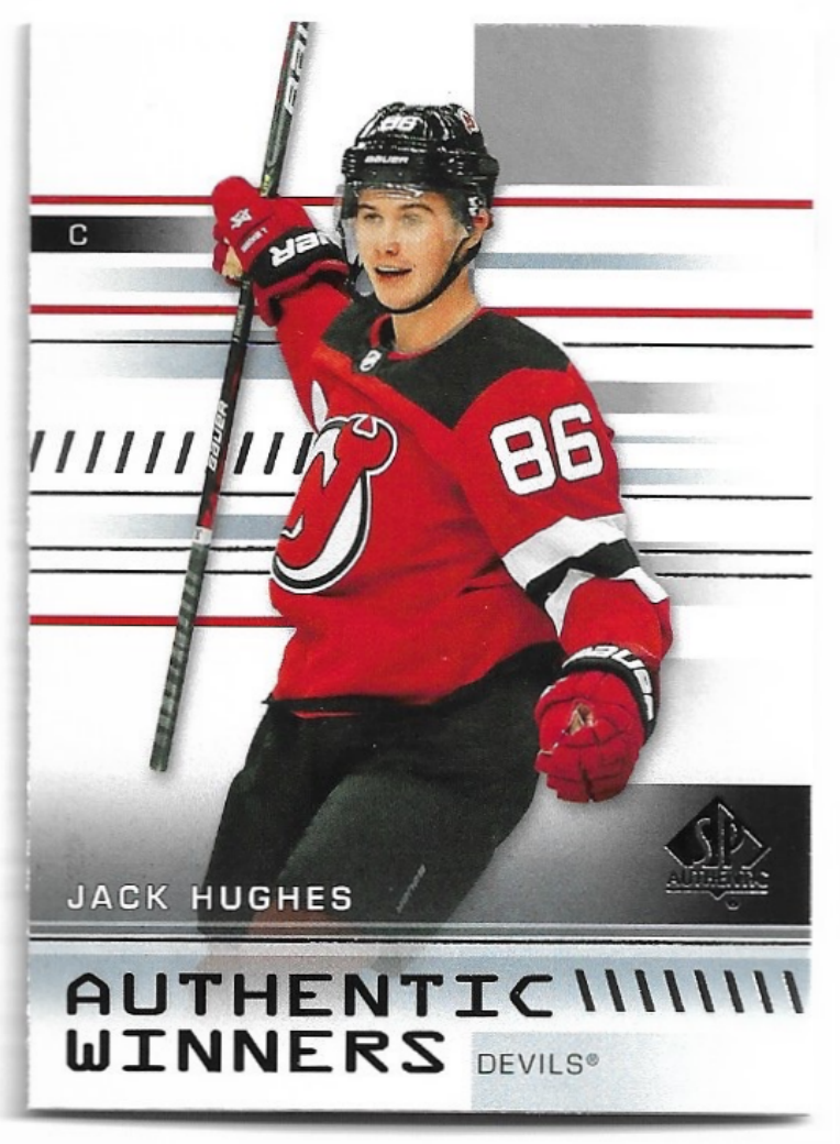 Rookie Authentic Winners JACK HUGHES 19-20 UD SP Authentic