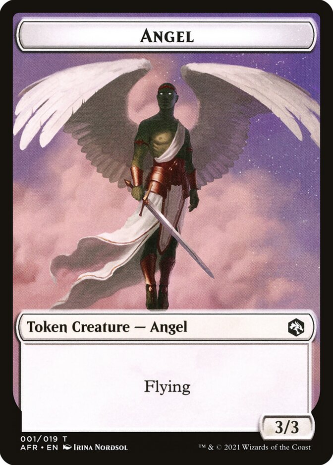 Foil - Token - Angel/Dog Illusion