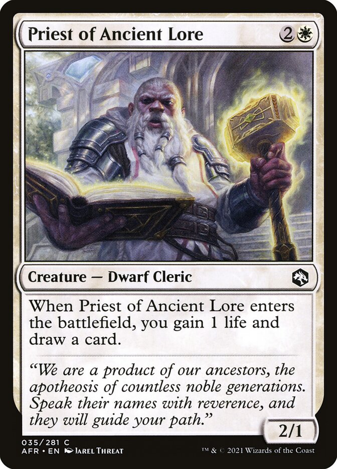 Foil - Priest of Ancient Lore
