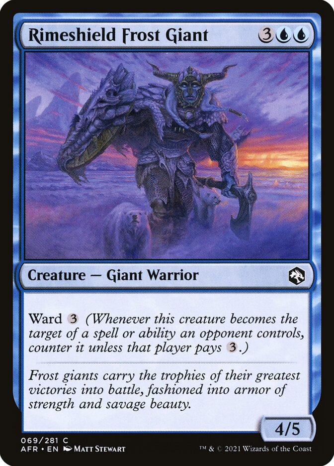Foil - Rimeshield Frost Giant
