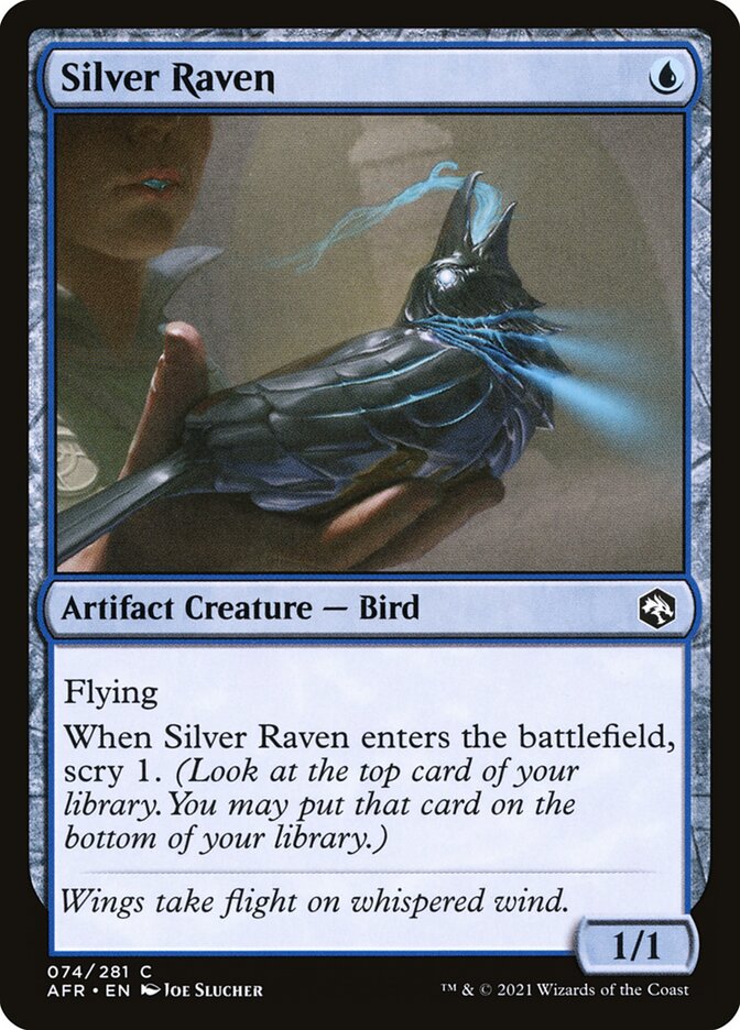 Foil - Silver Raven
