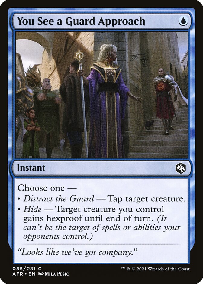 Foil - You See a Guard Approach