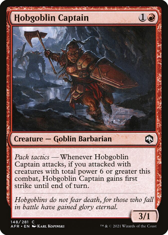 Foil - Hobgoblin Captain