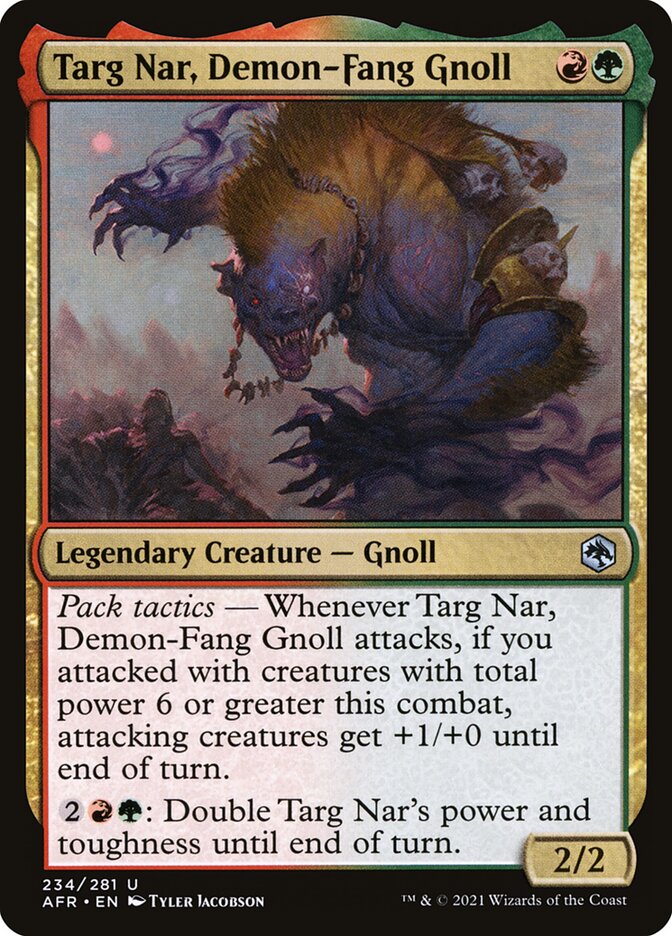 Foil - Targ Nar, Demon-Fang Gnoll