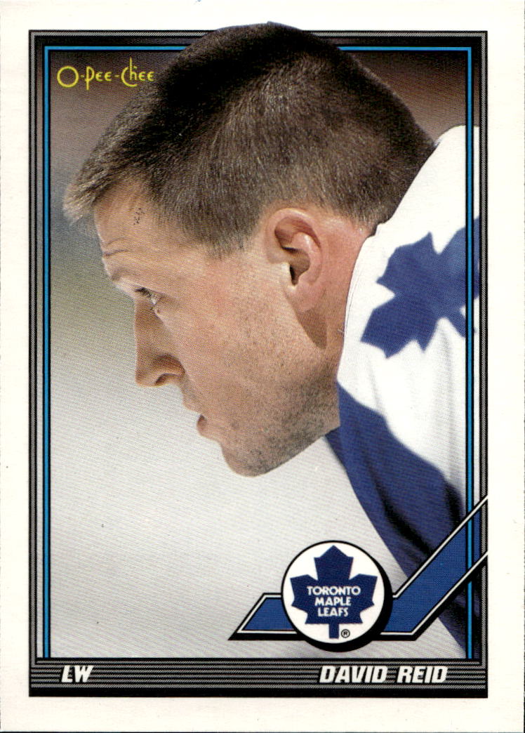 DAVID REID 91-92 O-Pee-Chee