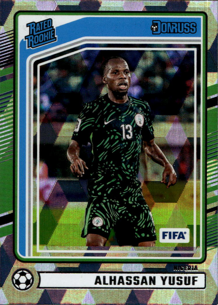 Rated Rookie Cubic ALHASSAN YUSUF 24-25 Panini Donruss Soccer