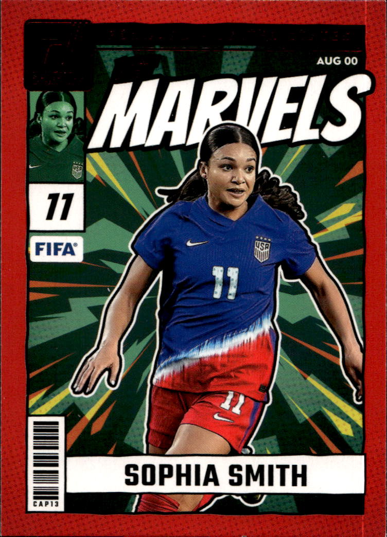 Red Net Marvels SOPHIA SMITH 24-25 Panini Donruss Soccer