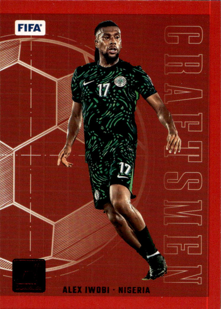 Red Craftsmen ALEX IWOBI 24-25 Panini Donruss Soccer
