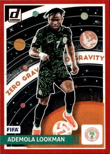 Red Zero Gravity ADEMOLA LOOKMAN 24-25 Panini Donruss Soccer