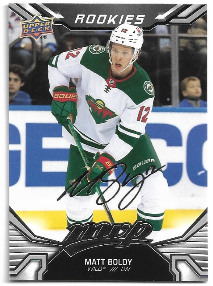 Rookie Silver Script MATT BOLDY 22-23 UD MVP