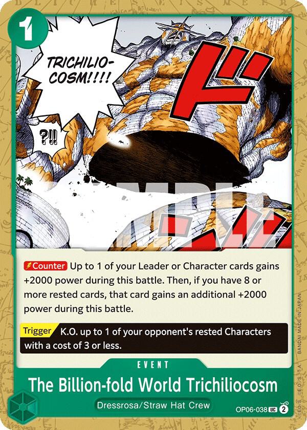 THE BILLION-FOLD WORLD TRICHILIOCOSM - One Piece - Wings of the Captain
