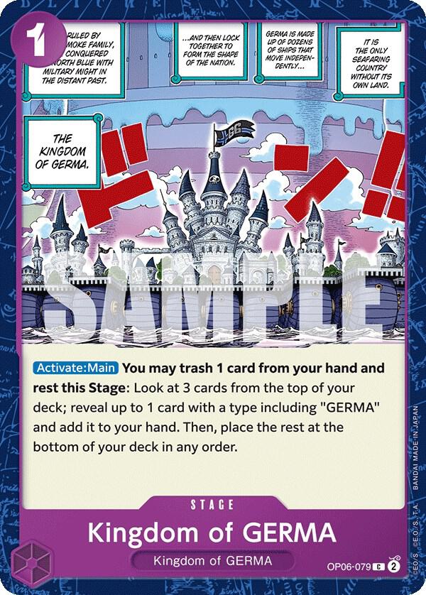 KINGDOM OF GERMA - One Piece - Wings of the Captain