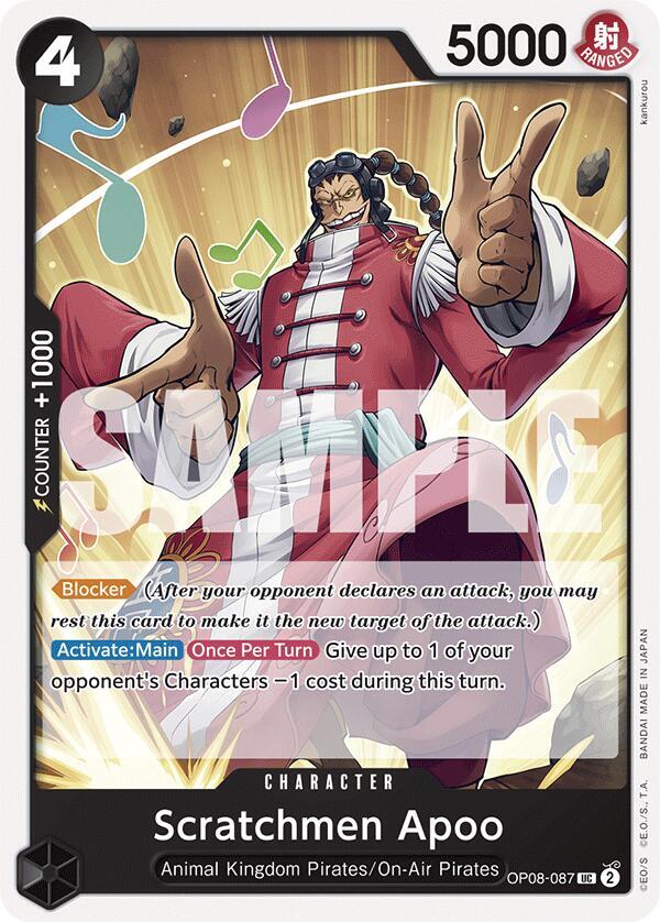 SCRATCHMEN APOO - One Piece - Two Legends