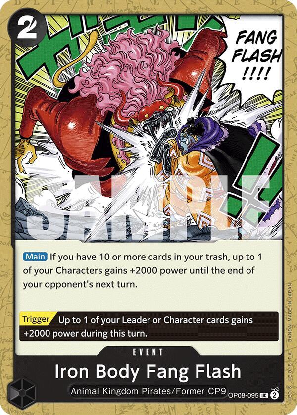 IRON BODY FANG FLASH - One Piece - Two Legends