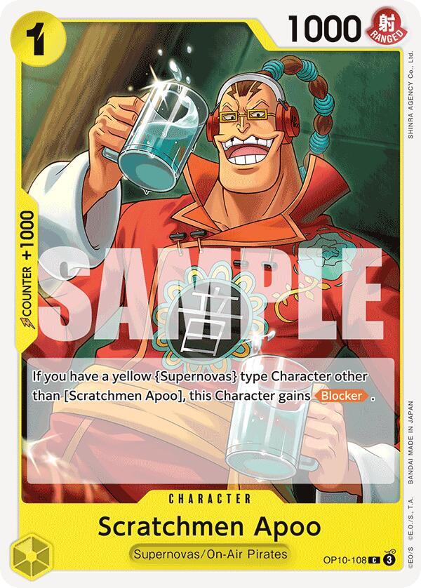 SCRATCHMEN APOO - One Piece - Royal Blood