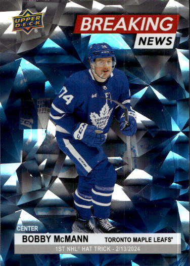 Breaking News BOBBY MCMANN 24-25 UD Series 1